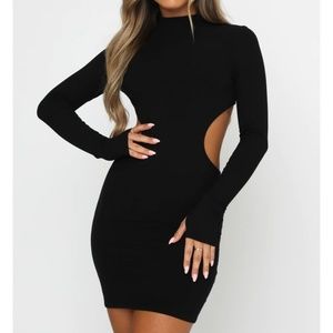 Mini black dress